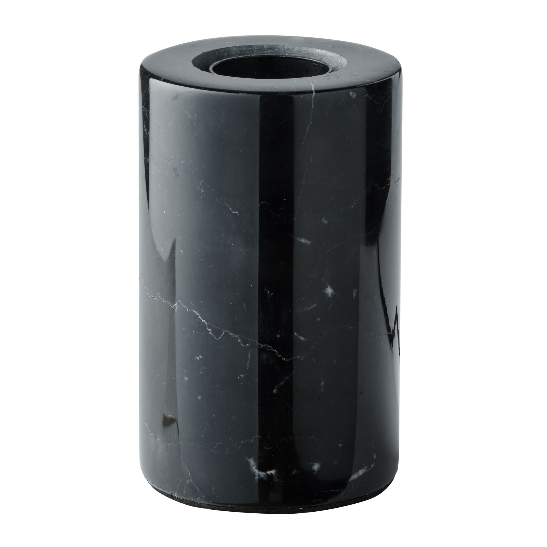 Lampa biurkowa Decor Marble Base ściemnialna E27 czarna