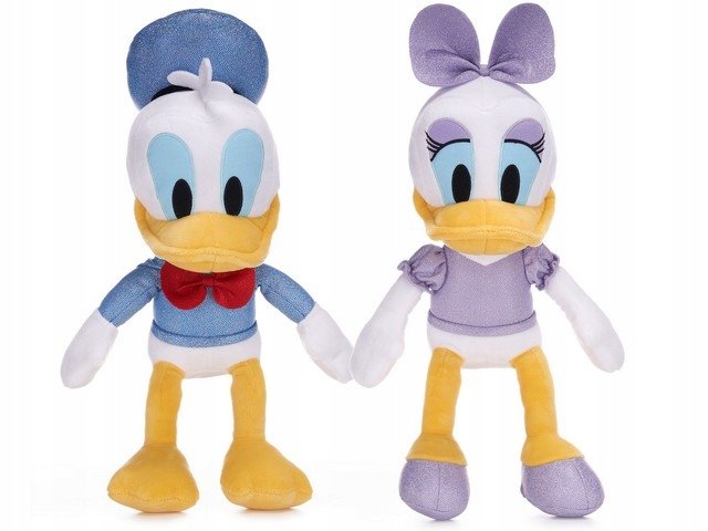 Kaczor Donald Kaczka Daisy Maskotki Zestaw 40Cm
