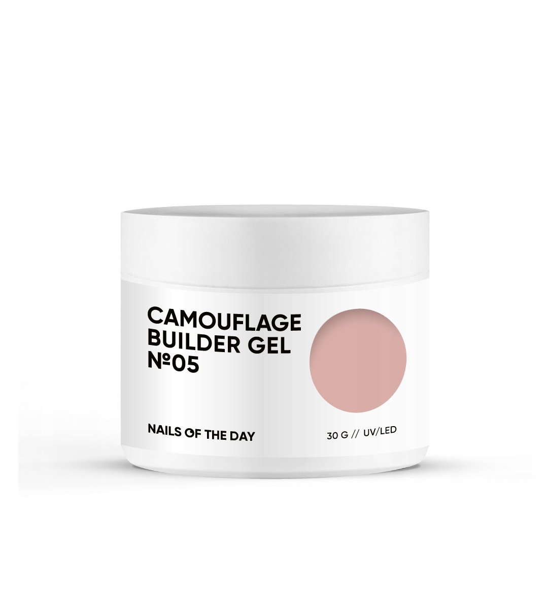 NAILSOFTHEDAY Camouflage gel 05 - beżowy gęsty żel budujący, 30 g
