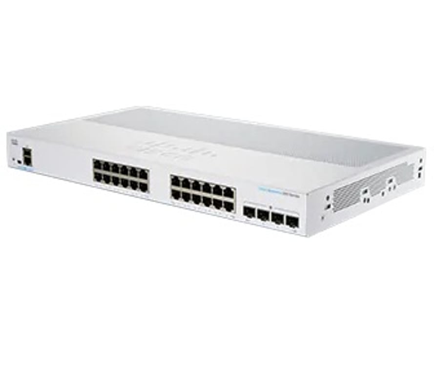 Cisco CBS250-24T-4X Zarządzany L2/L3 Gigabit Ethernet (10/100/1000) Srebrny CBS250-24T-4X-EU-RF