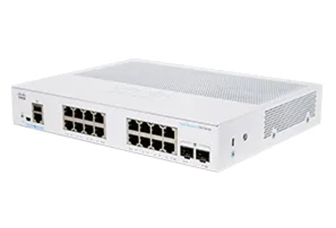 Cisco CBS250-16T-2G Zarządzany L2/L3 Gigabit Ethernet (10/100/1000) Srebrny CBS250-16T-2G-EU-RF