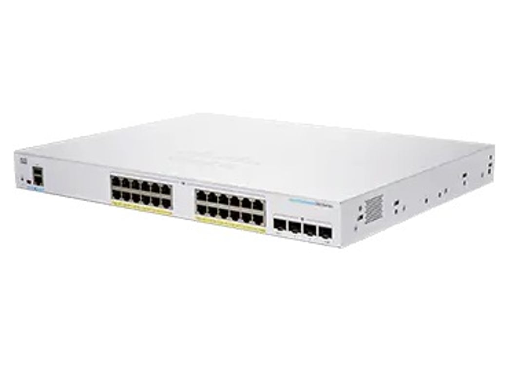 Cisco CBS250-24FP-4G-EU-RF łącza sieciowe Zarządzany L2/L3 Gigabit Ethernet (10/100/1000) Srebrny CBS250-24FP-4G-EU-RF