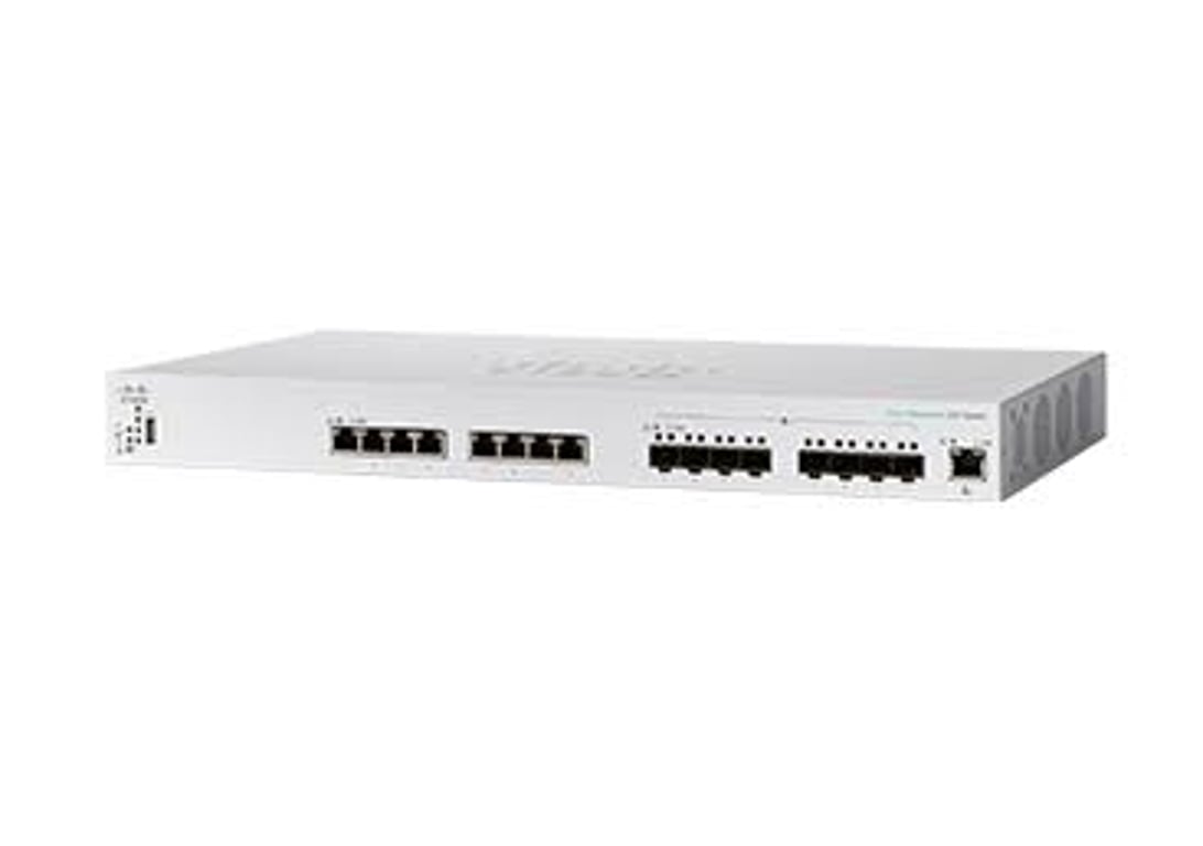Cisco CBS350 Zarządzany L3 10G Ethernet (100/1000/10000) 1U Czarny, Szary CBS350-16XTS-EU-RF