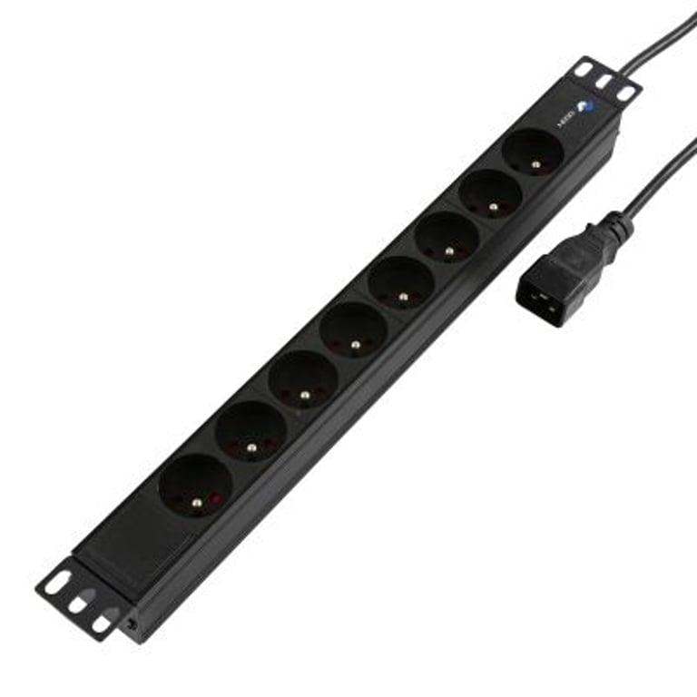 LOGON TUPS055 PDU 8 x gniazdo sieciowe Czarny