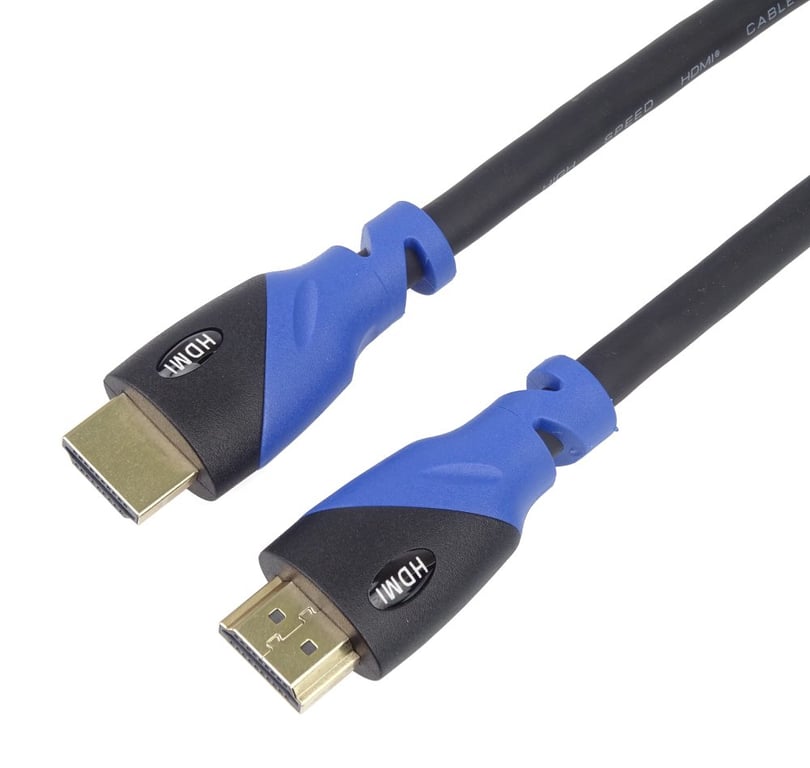 PremiumCord KPHDM2V015 kabel HDMI 1,5 m HDMI Typu A (Standard) Czarny, Niebieski KPHDM2V015