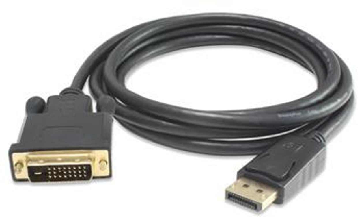 PremiumCord KPORTADK02-01 adapter kablowy 1 m DisplayPort DVI Czarny KPORTADK02-01