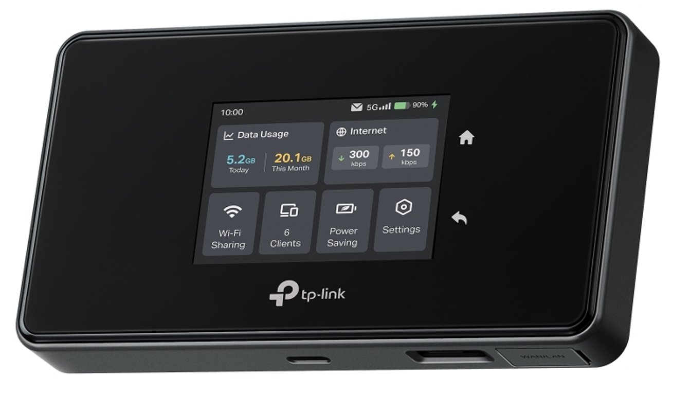 TP-Link M8550(EU) router bezprzewodowy Dual-band (2.4GHz + 5GHz or 2.4GHz + 6GHz) Czarny M8550(EU)