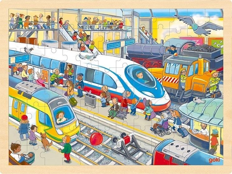 Puzzle Stacja kolejowa - puzzle