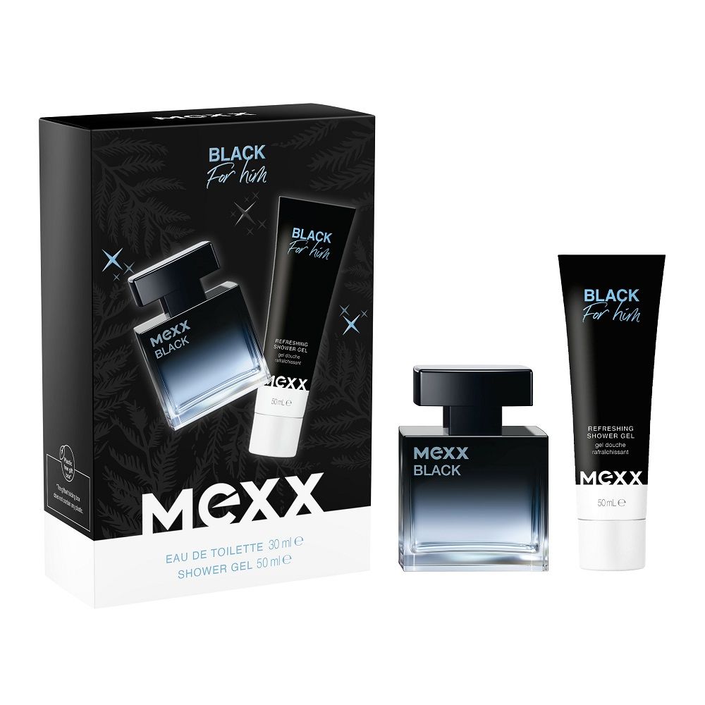 SET MEXX Black EDT spray 30ml + SHOWER GEL 50ml
