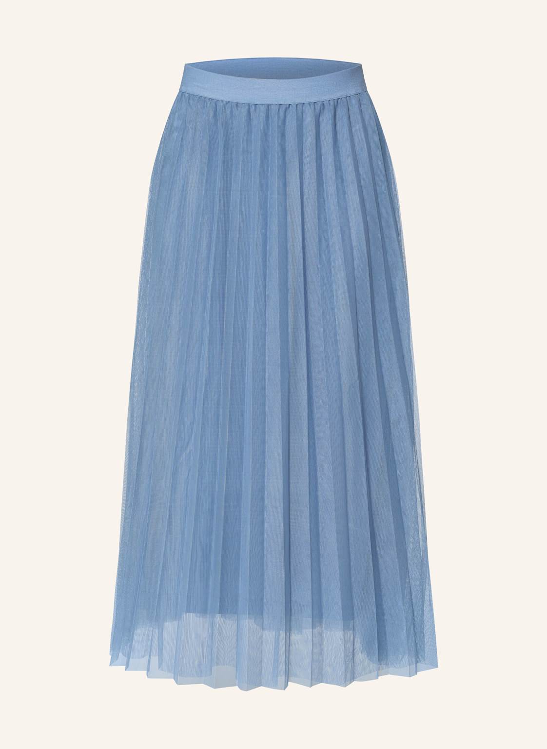 Betty&Co Spódnica Plisowana Z Siateczki blau