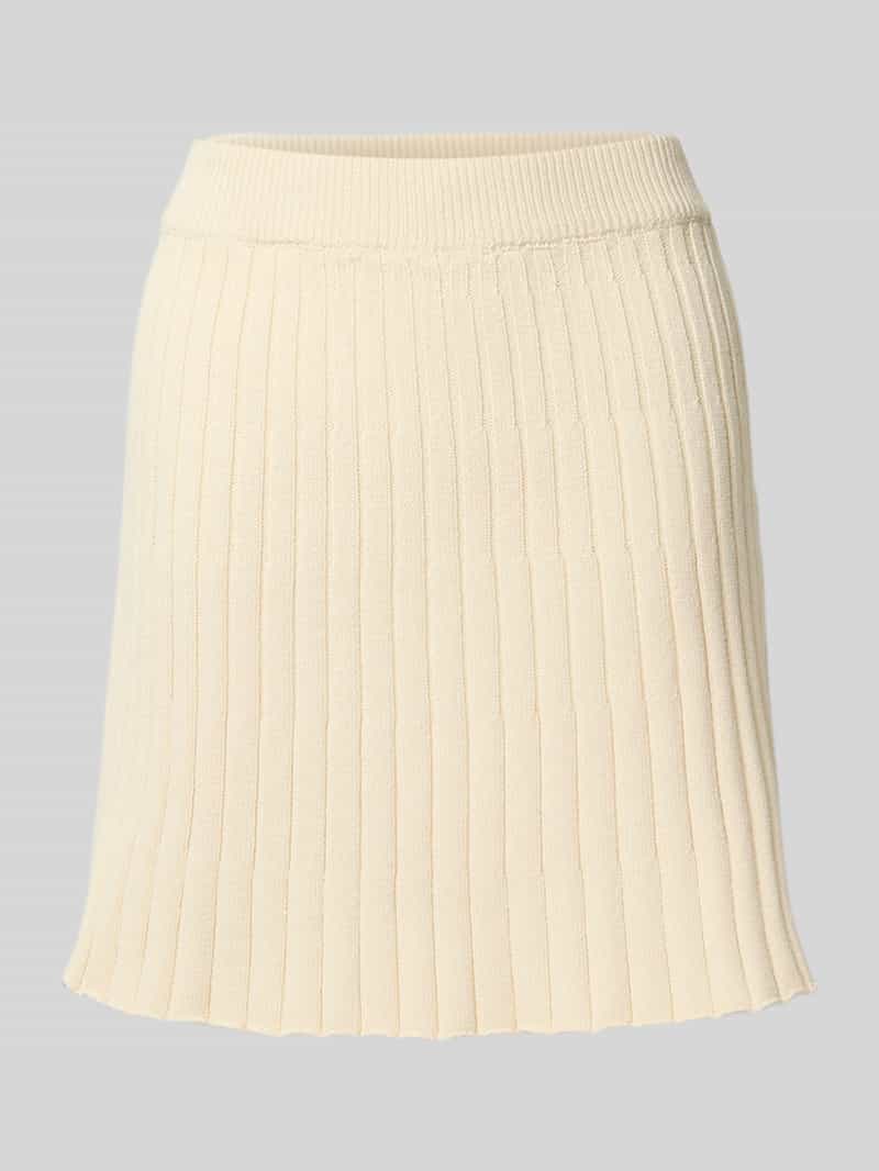 Spódnica mini z dzianiny z mieszanki bawełny model ‘JOYLYNN’