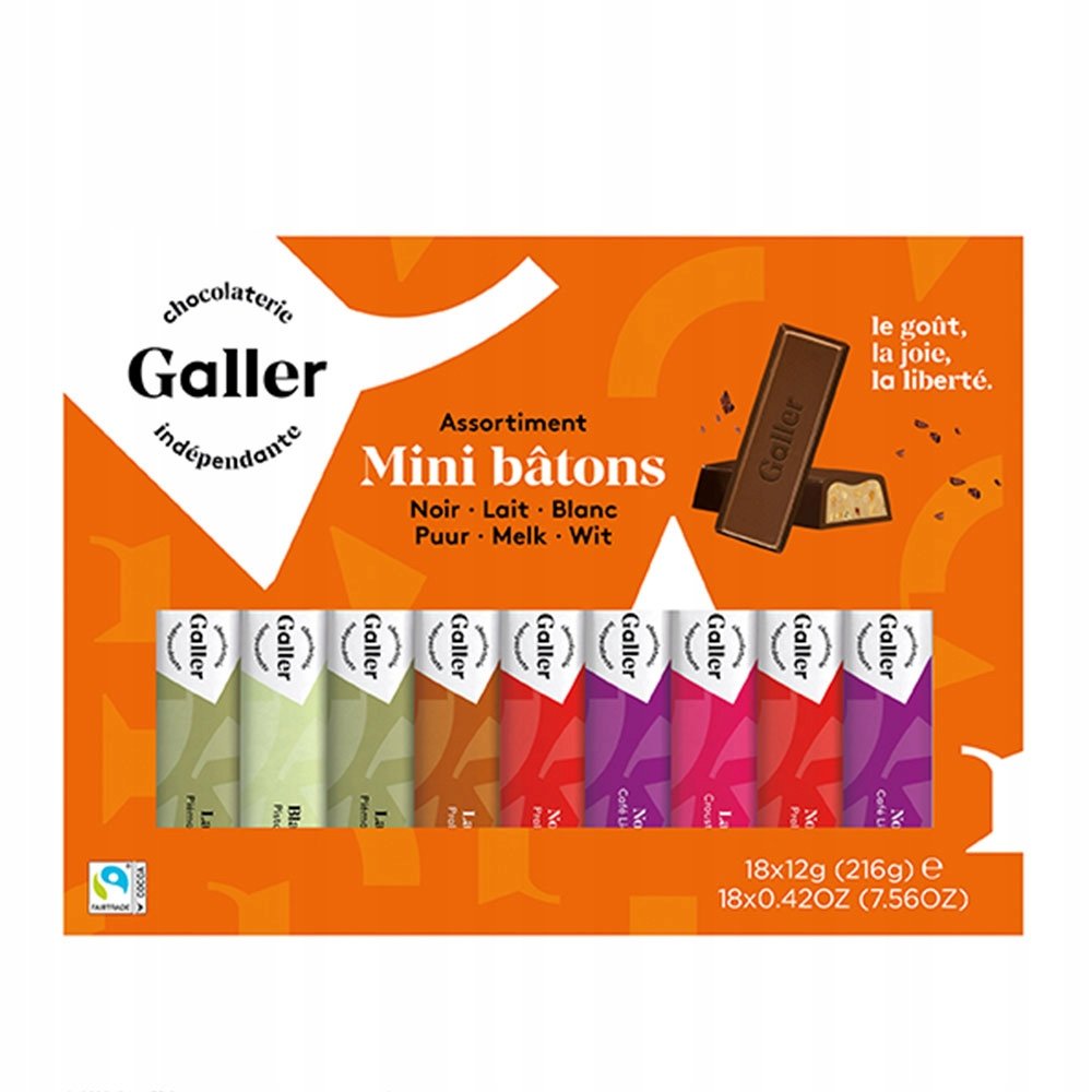 Zestaw mini batoników Galler Mini Batons Assortment, 18 szt.