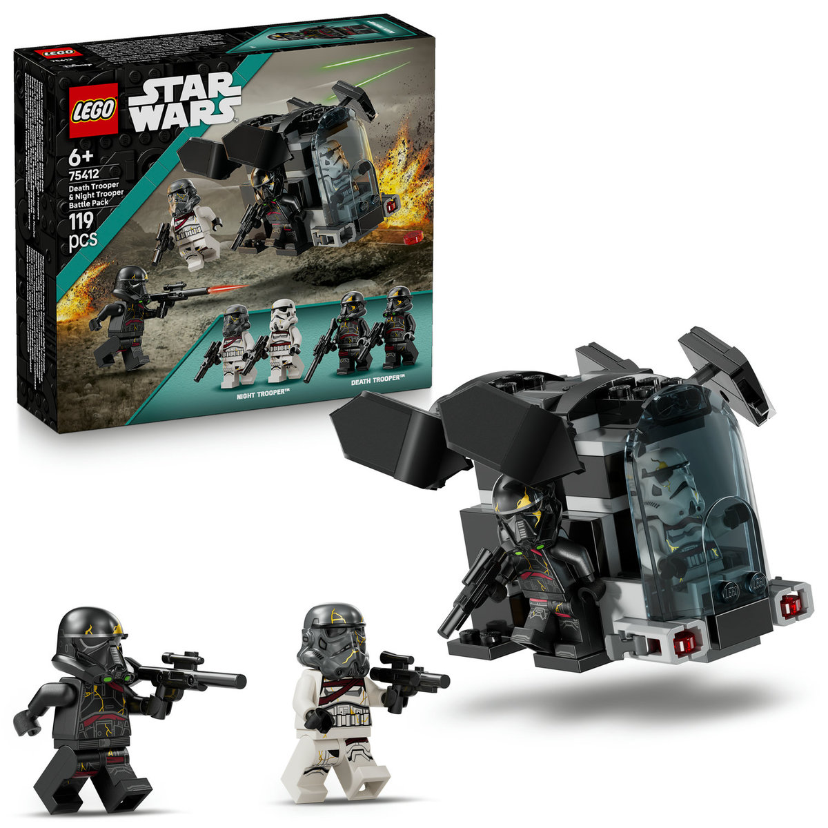 LEGO STAR WARS 75412 KLOCKI Gwiezdne Wojny Szturmowiec Śmierci +eKAT