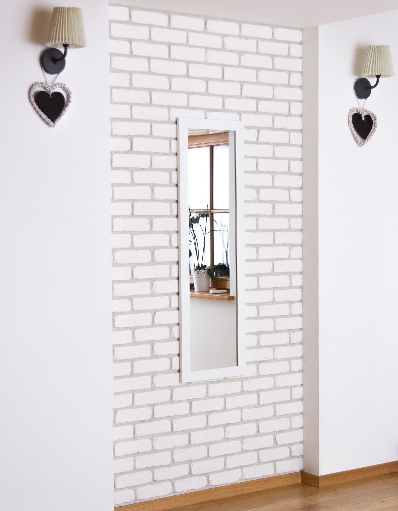 Lustro Profilmat w ramie BIAŁEJ 120x40 PREMIUM