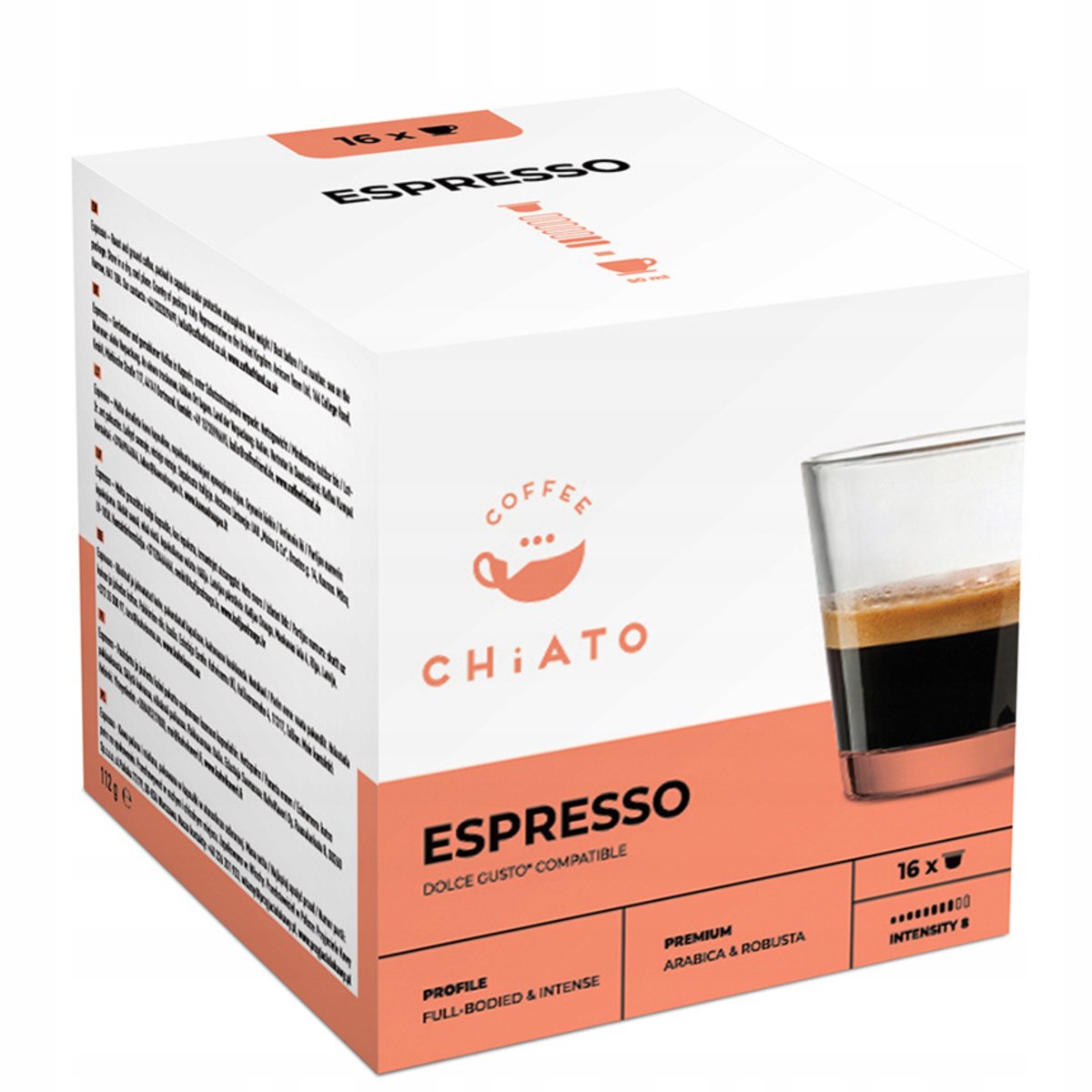 Kapsułki do eskpresu NESCAFÉ Dolce Gusto CHiATO Espresso, 16 szt.