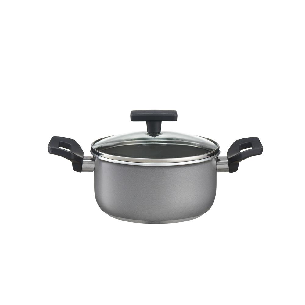 Garnek z pokrywką 16 cm GREY