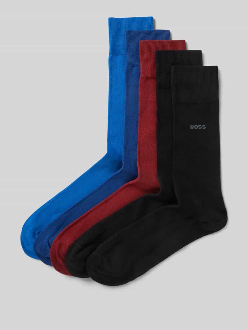 Skarpety długie z mieszanki bawełny w zestawie 5 szt.