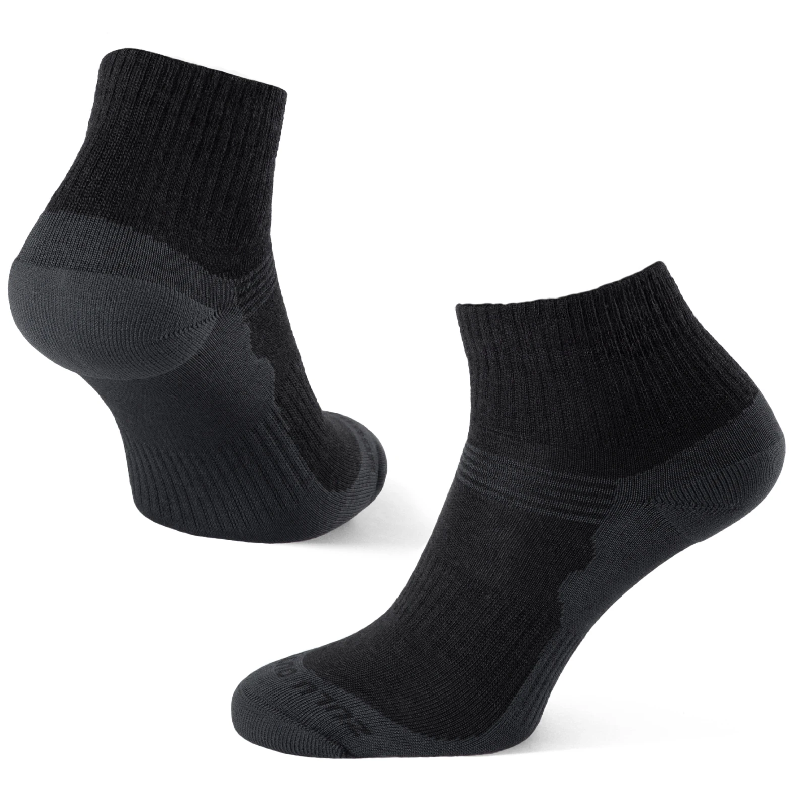 Skarpetki Zulu Merino Lite Rozmiar skarpet: 39-42 / Kolor: czarny/szary