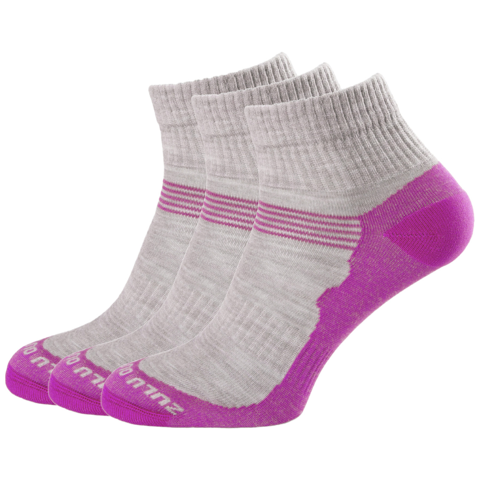 Skarpetki Zulu Merino Lite 3 pack Rozmiar skarpet: 35-38 / Kolor: różowy