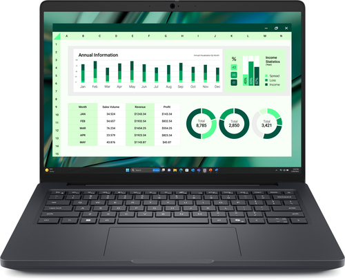 DELL Pro Max 14 MC14250 14 FHD+ Ultra 7-255H 16GB 512GB SSD FPR SCR BK W11P 3YPS Magnetite