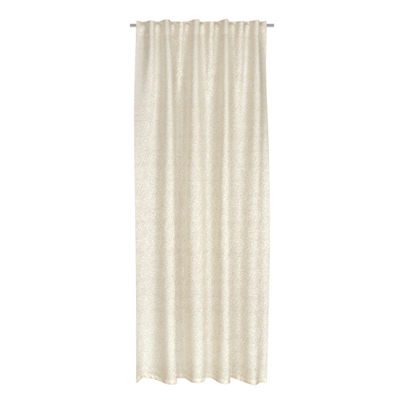 Zasłona Twigs beżowa 170 x 250 cm na taśmie