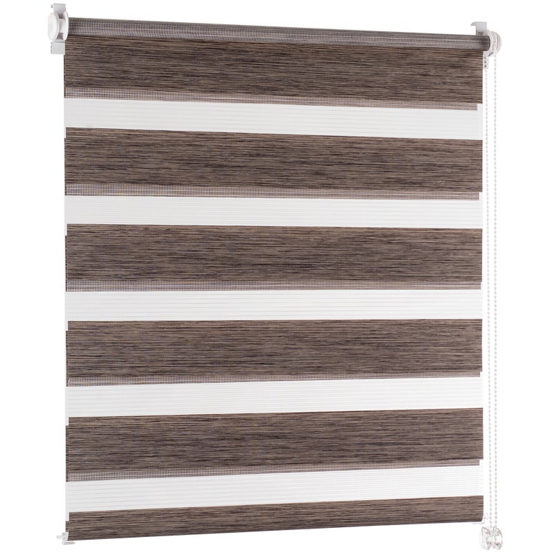 Roleta dzień noc Premium Vera 96 x 140 cm złoty brąz