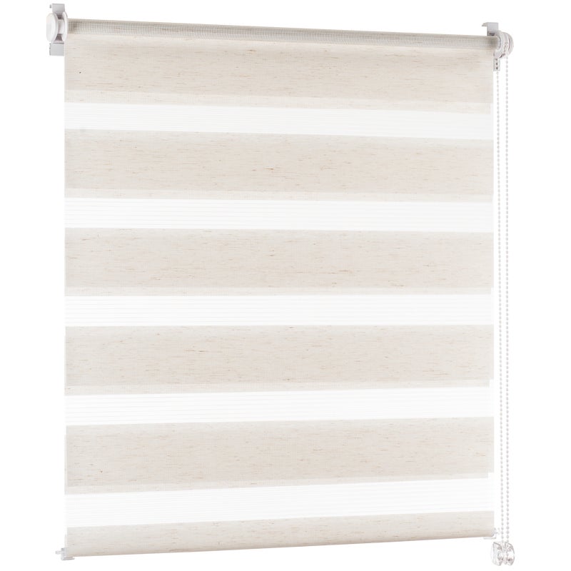 Roleta dzień noc Premium Vera 115 x 140 cm kremowa