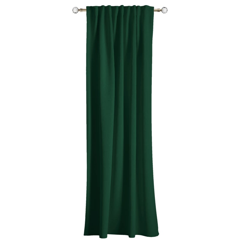 Zasłona Bella zielona 135 x 250 cm na taśmie