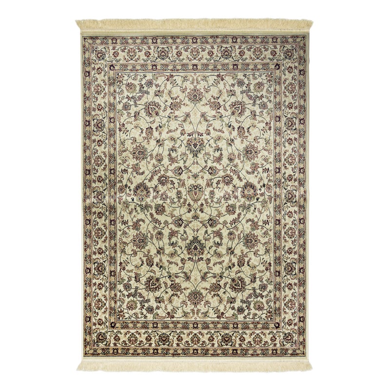 Dywan z frędzlami Teheran beżowo-czerwony 160 x 230 cm