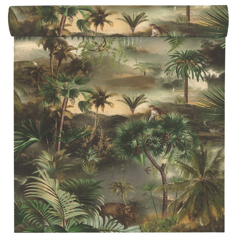 Tapeta Jungle 692600 zielona winylowa na flizelinie