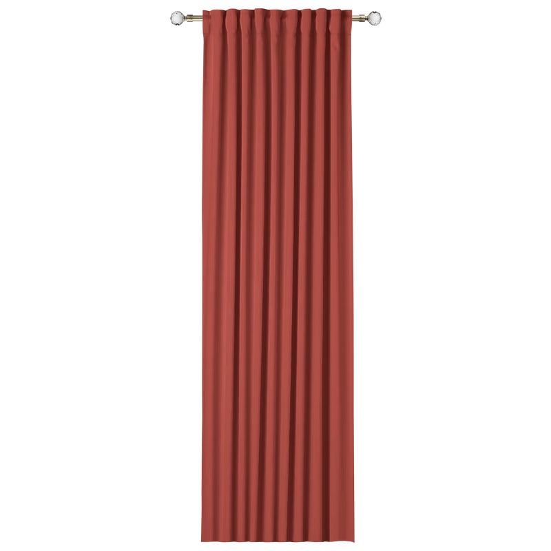 Zasłona Isabel 140 x 300 cm czerwona na taśmie