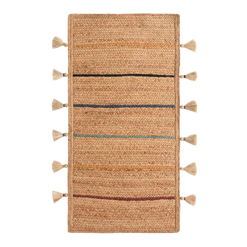 Dywan z frędzlami z juty Neo kolor 60 x 120 cm