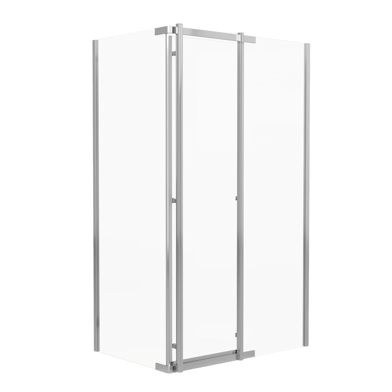 Kabina prysznicowa Titanium Open 120x80 cm chrom Durasan