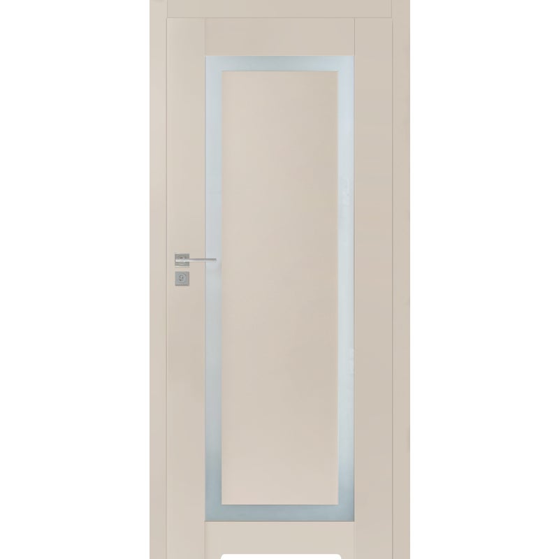 Voster Drzwi wewnętrzne łazienkowe z podcięciem wentylacyjnym bezprzylgowe Esento 70 prawe Kaszmir/Cashmere