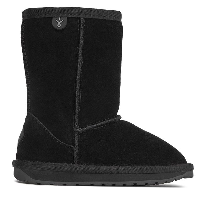 Śniegowce EMU Australia Wallaby Lo Kids K10102 Czarny