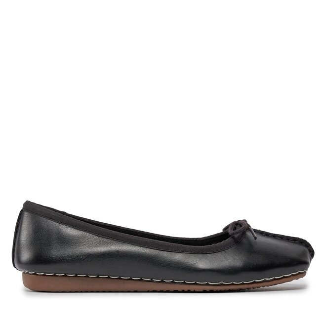 Baleriny Clarks Freckle Ice 203529294 Czarny