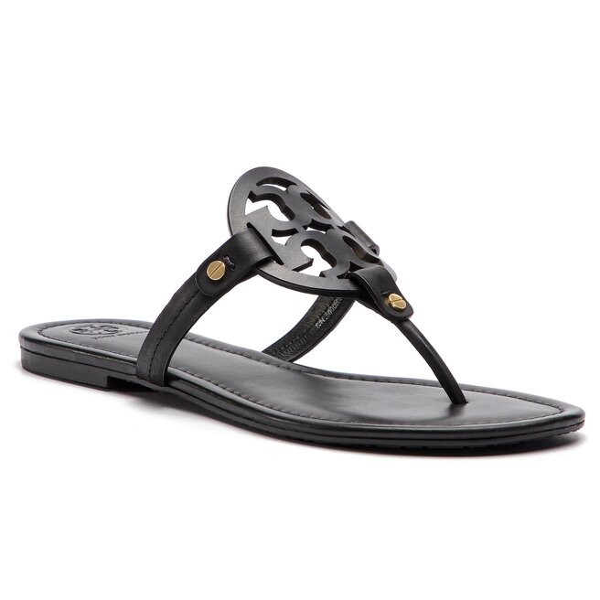 Japonki Tory Burch Miller 11744 Czarny