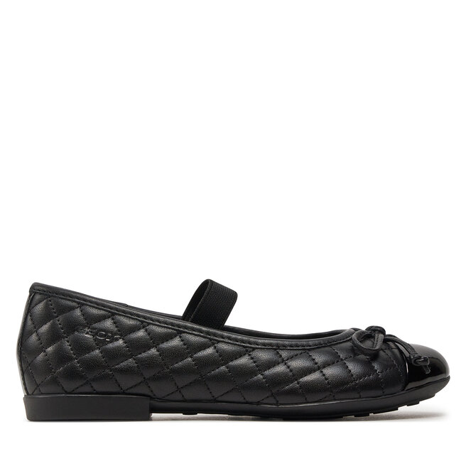 Baleriny Geox J Plie' B J5455B 08502 C9999 M Czarny