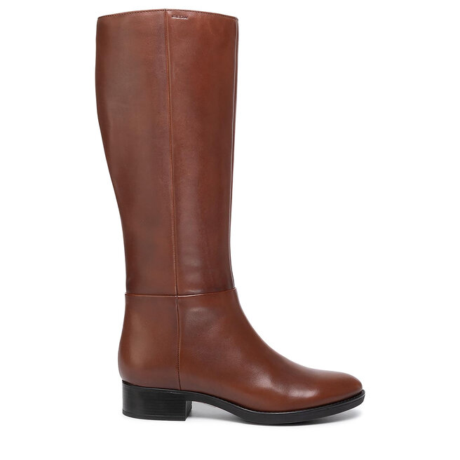 Oficerki Geox D Felicity D D84G1D 00043 C0013 Brązowy