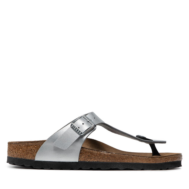 Japonki Birkenstock Gizeh Bs 0043853 Srebrny