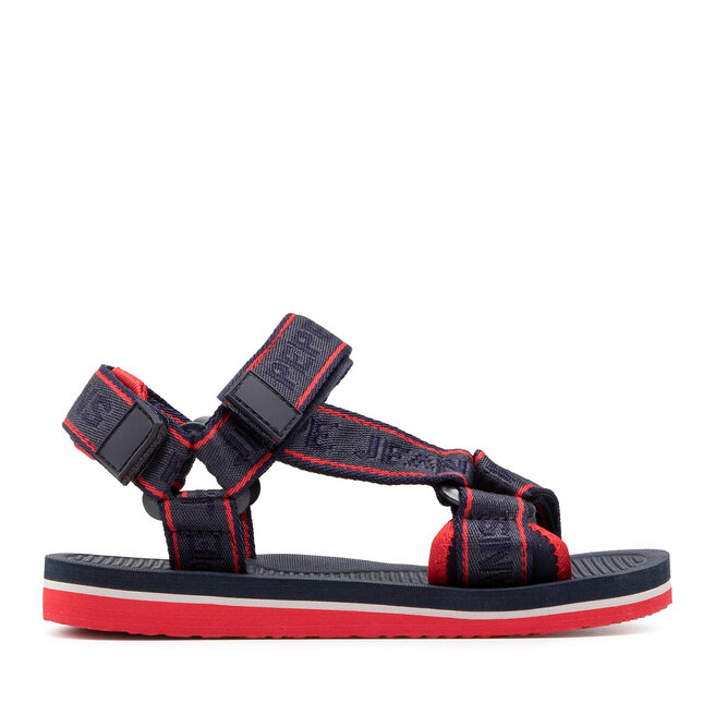 Sandały Pepe Jeans Pool Tape Boys PBS90043 Granatowy