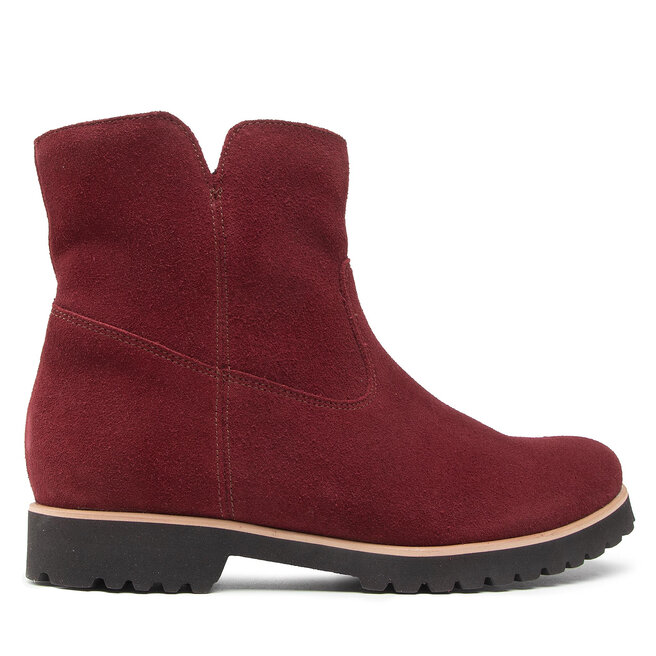 Botki Zarro DL003 Bordowy