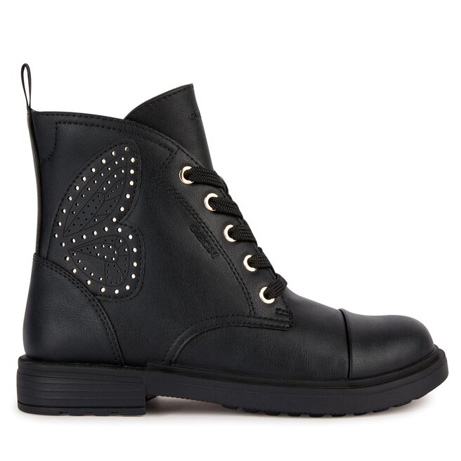 Botki Geox J Eclair Girl J369QM 000BC C9999 M Czarny