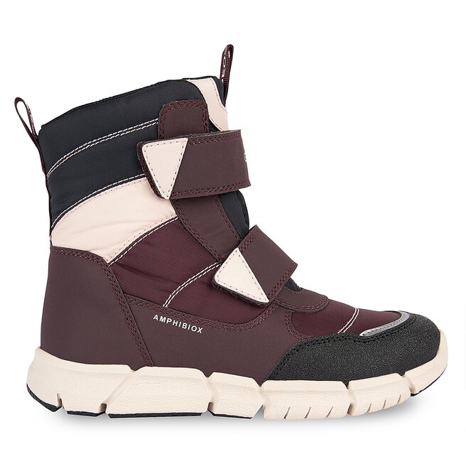 Śniegowce Geox J Flexyper Girl B Ab J16APB 0FU50 C7357 D Bordowy