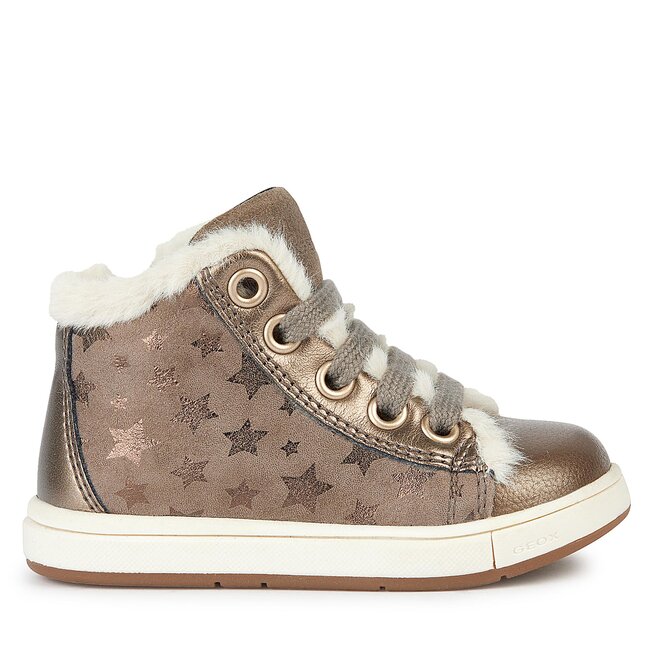 Sneakersy Geox B Trottola Girl B364AD 007NF C9006 S Szary
