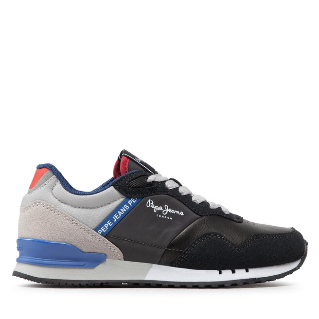 Sneakersy Pepe Jeans London One Cover B PBS30538 Czarny