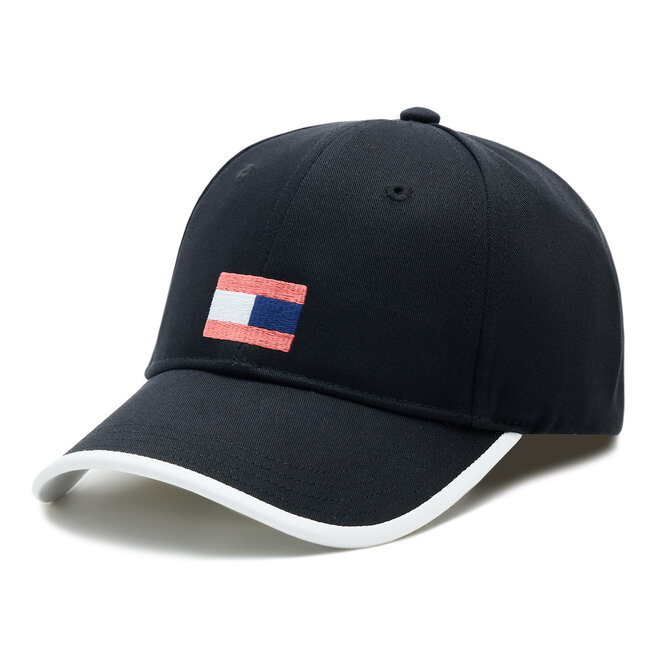 Czapka z daszkiem Tommy Hilfiger Flag AU0AU01732 Czarny