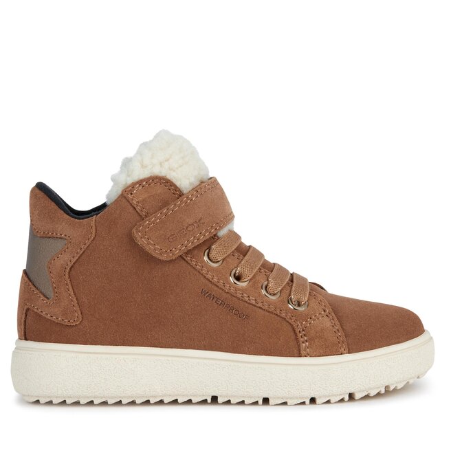 Sneakersy Geox J Theleven Girl Wpf J36HYC 022BH C6627 M Brązowy