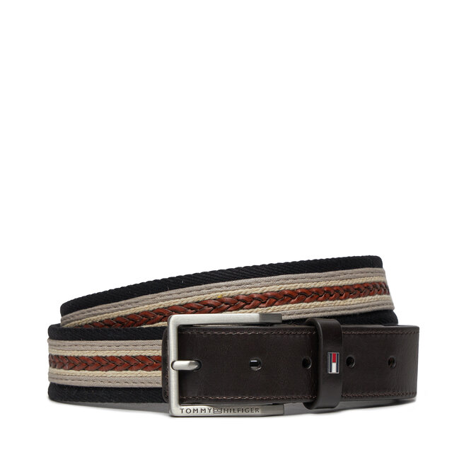 Pasek Męski Tommy Hilfiger Oliver Webbing 3.5 AM0AM12049 Szary