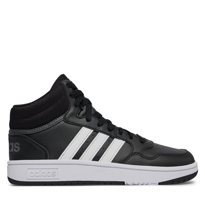 Sneakersy adidas Hoops 3.0 Mid K GW0402 Czarny